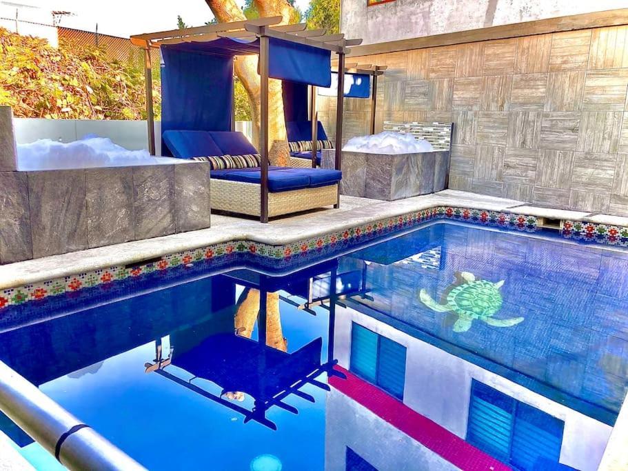 Loft Arte Y Diseno, Terraza, Asador, 3 Pantallas "Cuernavaca Somos El Unico Airbn Que Te Ofrece 2 Exclusivos Jacuzzis Profesionales Con Agua Caliente Y Sistema De Hidromasaje, Tipo Spa" Fraccionamiento Vigilancia 24 Horas Leilighet Eksteriør bilde