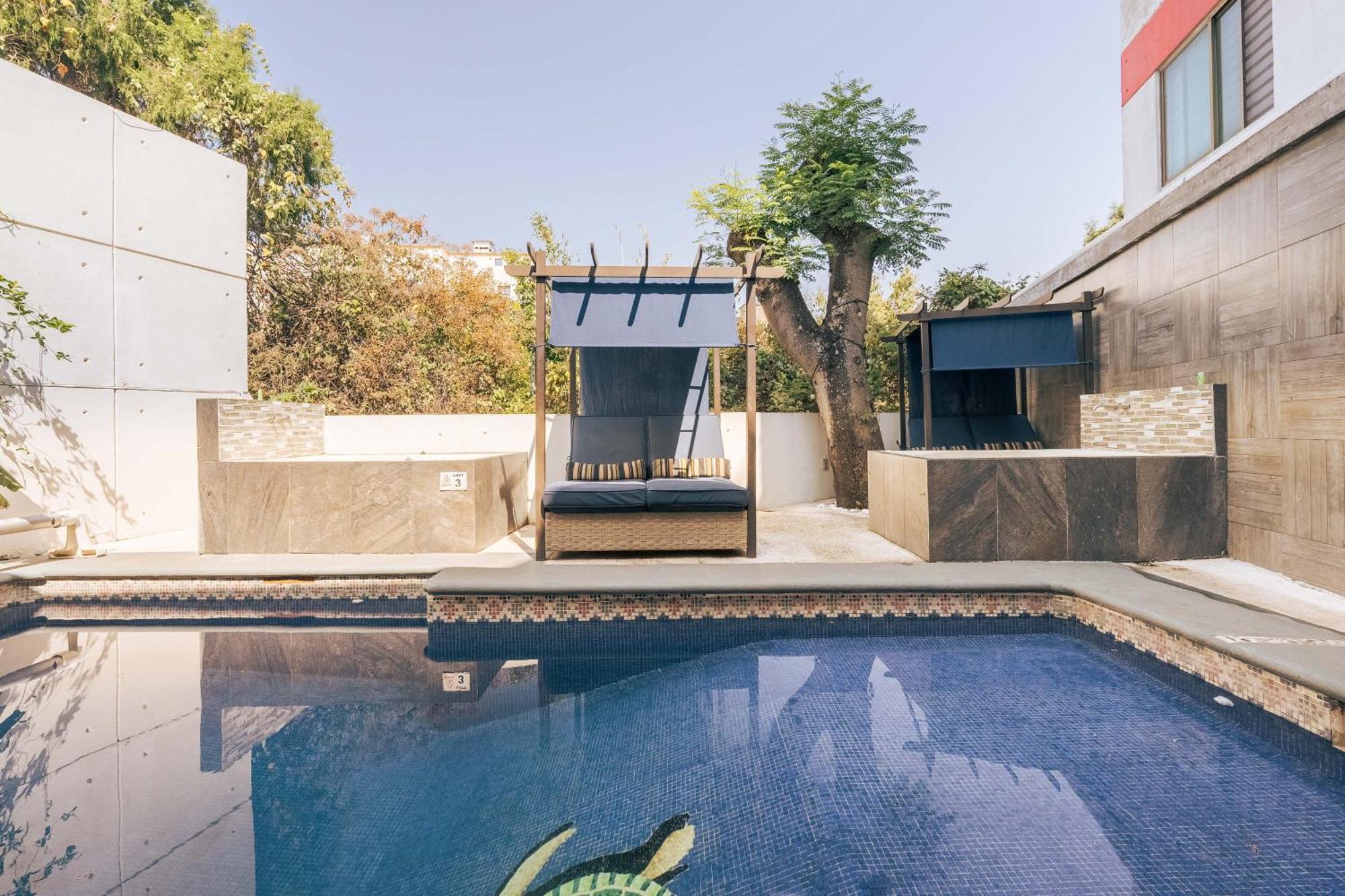 Loft Arte Y Diseno Alberca Climatizada, Amenidades Y Lujo, Terraza Privada Con Asador De Carbon, Cuernavaca Somos Los Unicos Que Te Ofrecemos Para Tu Uso Personal Y Exclusivo 2 Jacuzzis Con Agua Caliente Y Sistema De Hidromasaje Tipo Spa Eksteriør bilde